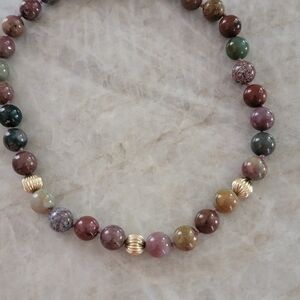 Multicolor Stone Beaded Necklace